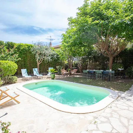 C8 - Staywiz Us -lovely House 4 Bdr - Pool, Ac, Garage & Wifi Вилла Канны