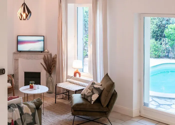 C8 - Lovely House 4 Bdr - Pool, Ac, Garage & Wifi Cannes